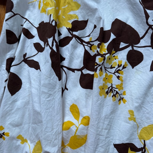 vintage y2k 2000s halter wrap around dress with a floral pattern and lace bottom - Picture 3 of 8